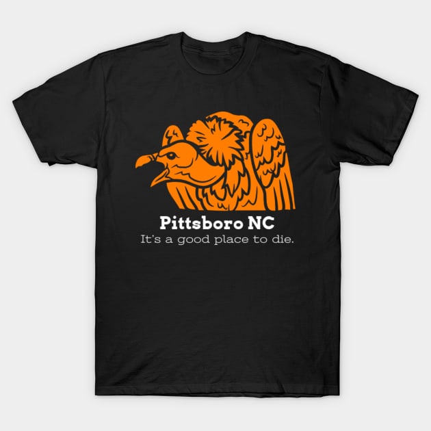 Pittsboro Vulture T-Shirt by Agony Aunt Studios